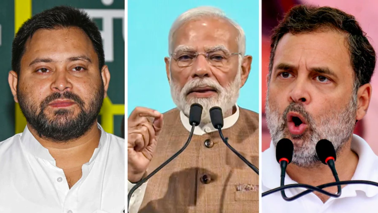 पीएम मोदी ने कांग्रेस-आरजेडी को धोया