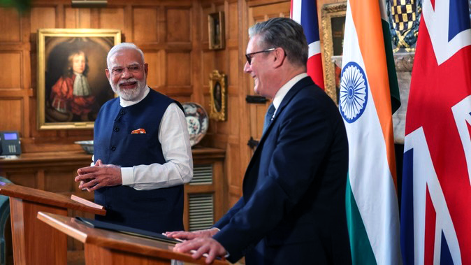 UK PM in Mumbai: