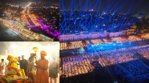 राम की पैड़ी पर सीएम योगी महाआरती में शामिल हुए