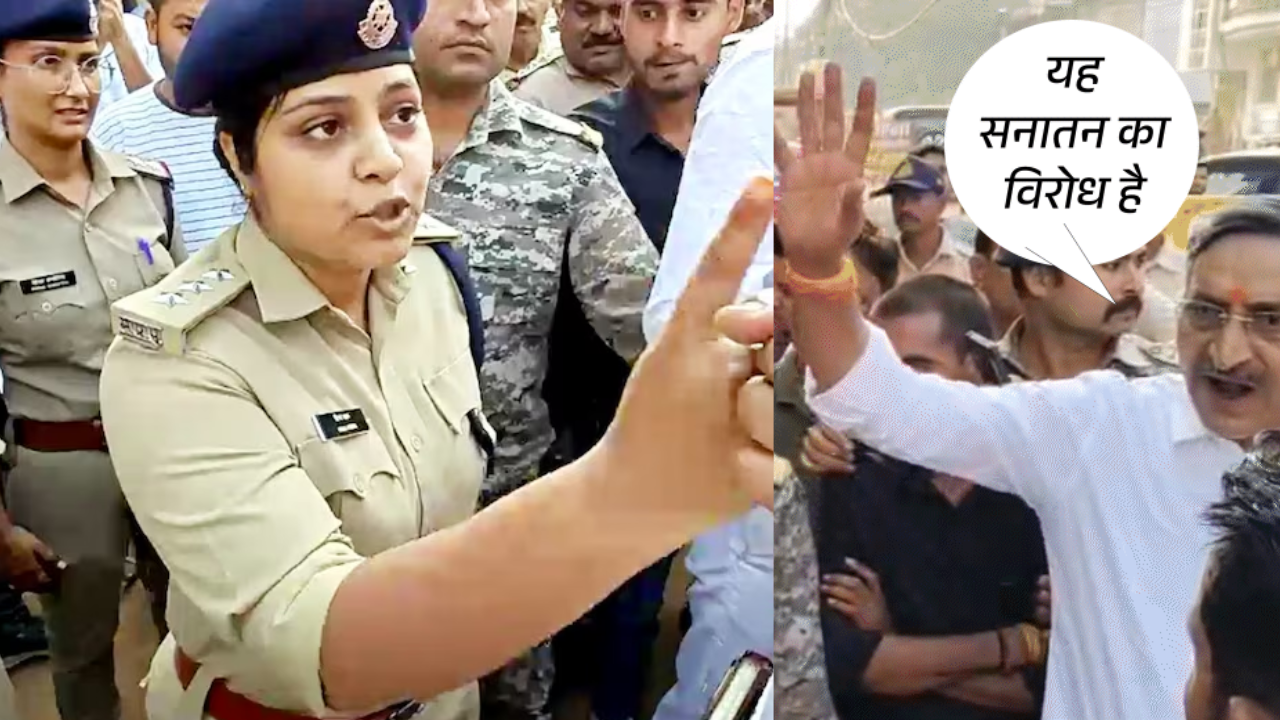 सीएसपी हिना खान ने जय श्रीराम के नारे लगाए