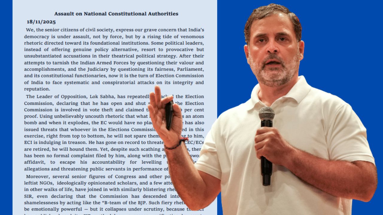 Rahu Gandhi Open Letter पर 272 पूर्व अधिकारियों का बयान