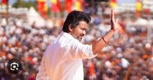 सलेम में Vijay Campaign शुरू करने के लिए विजय और टीवीके नेताओं का दृश्य।