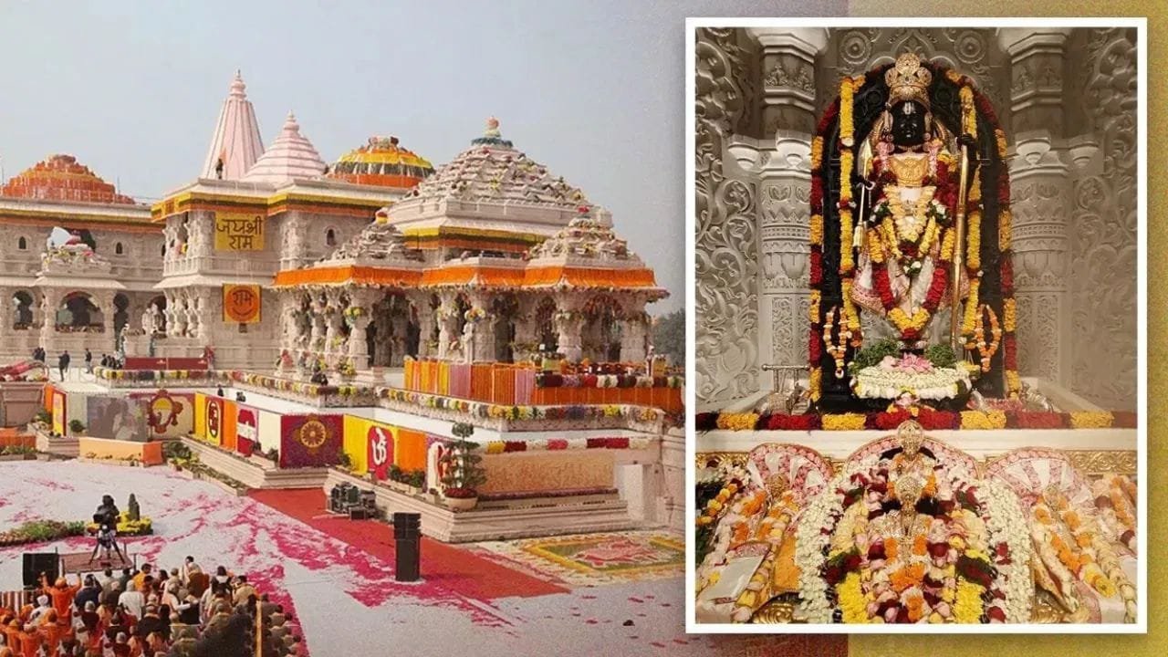 Ram Mandir में धर्म ध्वजा का पुनर्स्थापन समारोह