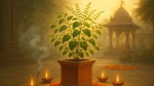 Tulsi Benefits: तुलसी पर दीपक जलाने के फायदे और पूजा विधि