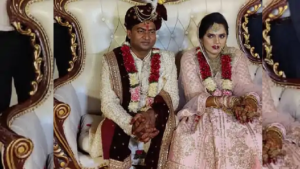 आस्था और सत्यम की शादी के रिसेप्शन की फोटो