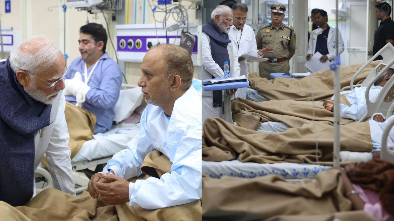 भूटान से लौटते ही LNJP अस्पताल पहुंचे PM मोदी