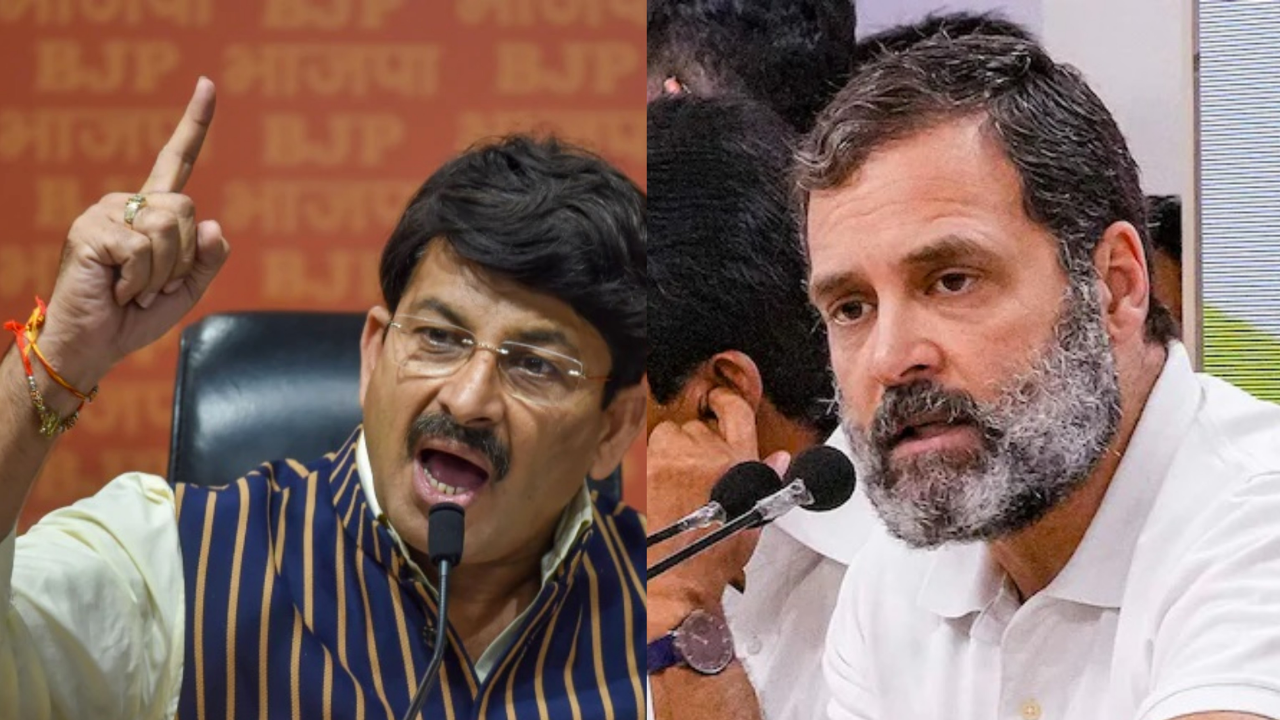 मनोज तिवारी सांसद राहुल गांधी Bihar Election 2025