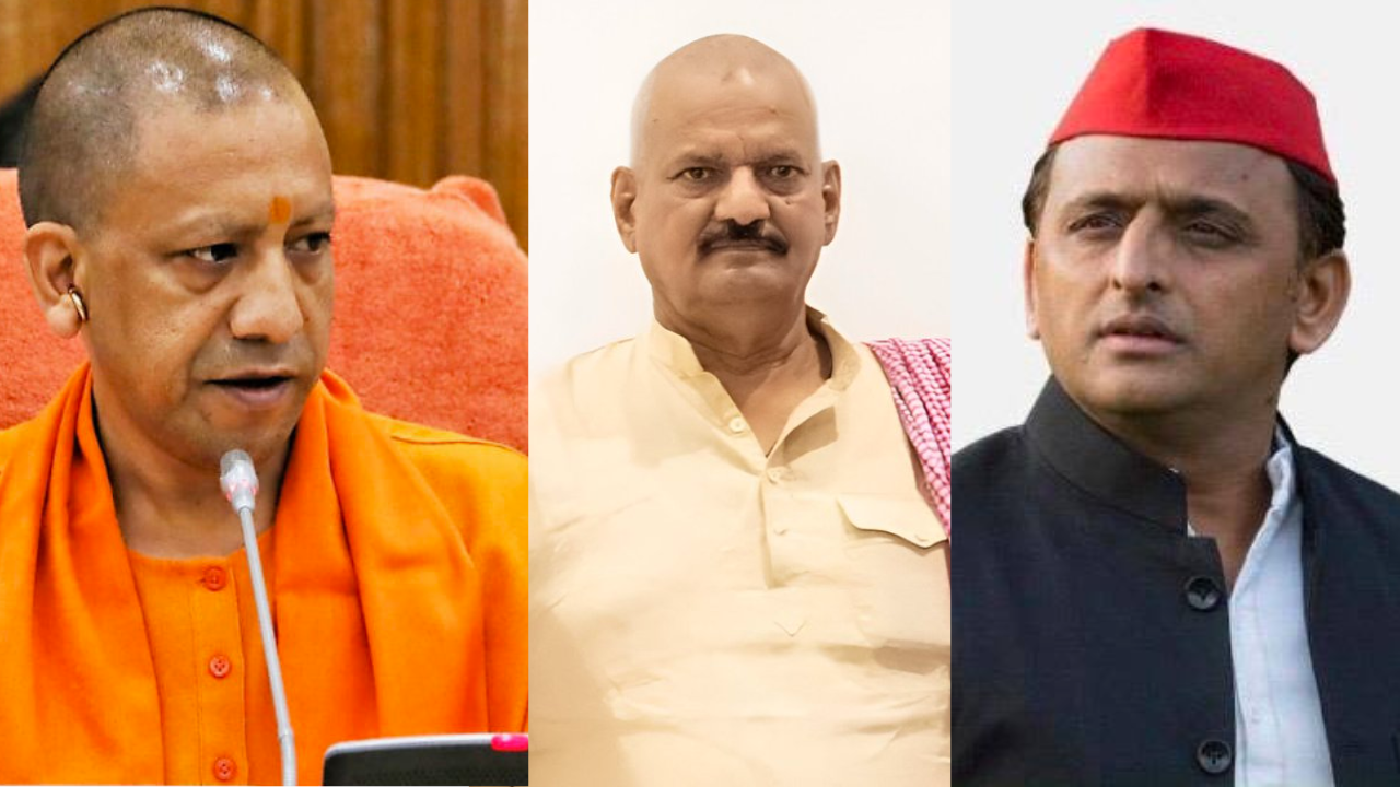 नम आंखो से CM योगी और अखिलेश ने दी विदाई