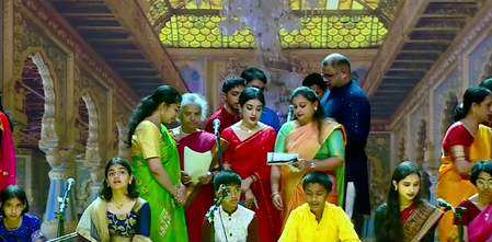 छात्रों की संगीत और संस्कृति की मिसाल