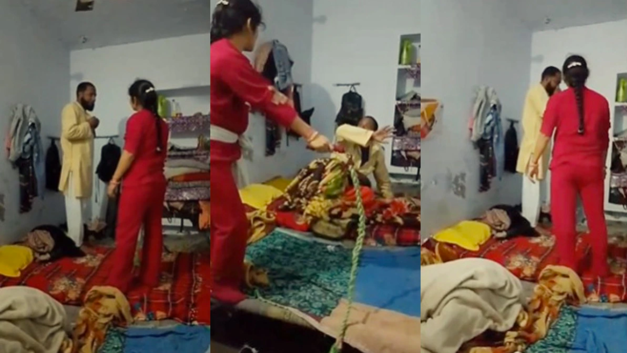 अमेठी में महिला ने मौलाना पर बरसाए ताबड़तोड़ हंटर