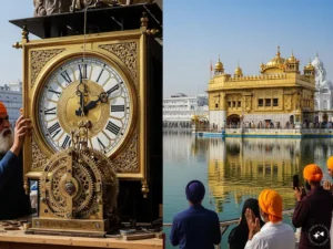 Golden Temple Curzon Clock: श्री दरबार साहिब में लगी ऐतिहासिक घड़ी