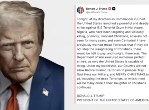 US Airstrikes In Nigeria: नाइजीरिया में ISIS पर अमेरिकी हमला
