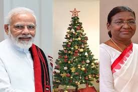 राष्ट्रपति द्रौपदी मुर्मू ने दी हार्दिक क्रिसमस बधाई