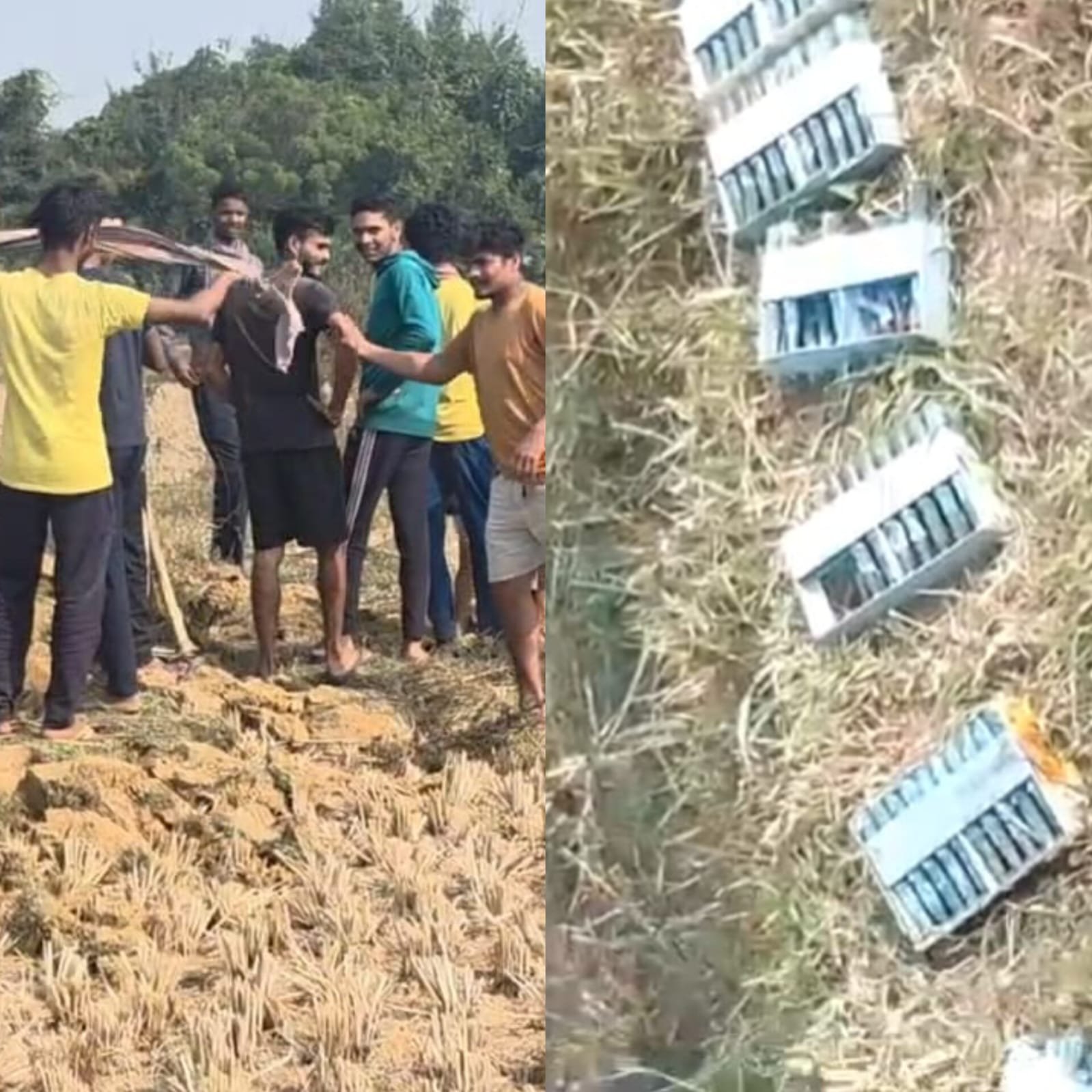 पश्चिम मेदिनीपुर शालबनी इलाके में खेत से बरामद कारतूस