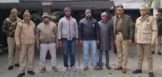 गोकशी के पांच आरोपी मुरादाबाद में पुलिस के हत्थे चढ़े, एक घायल