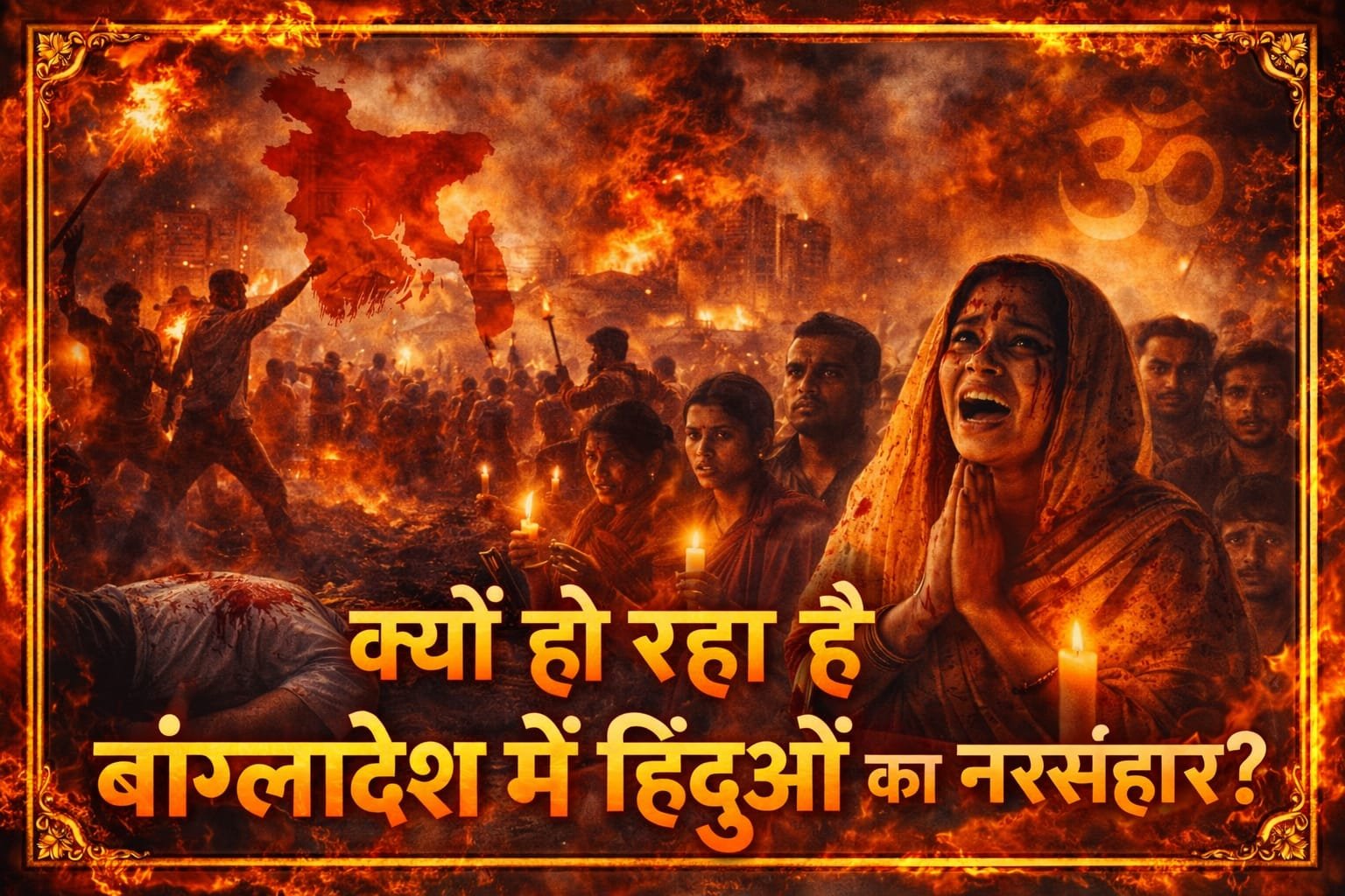 क्यों हो रहा है बांग्लादेश में हिंदुओं का नरसंहार? खून से सने 12 दिन 3 हत्याएँ