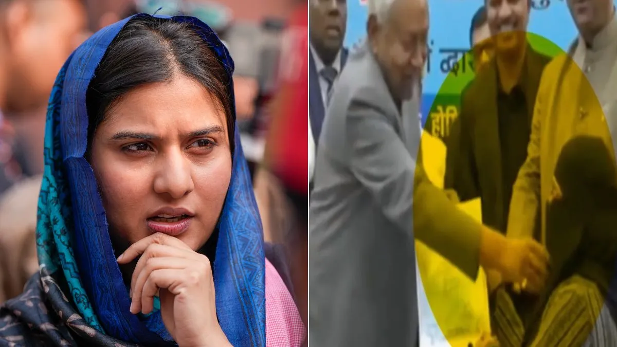 महिला डॉक्टर का हिजाब खींचने पर विपक्ष का हंगामा