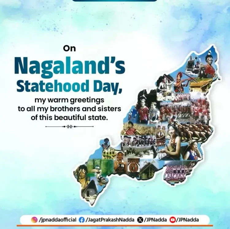Nagaland State Day Wishes के अवसर पर नेताओं द्वारा साझा शुभकामनाएं