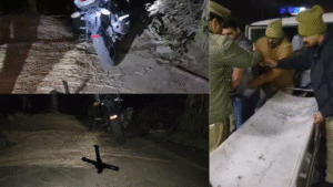 अपाचे बाइक से भाग रहा था मिथुन