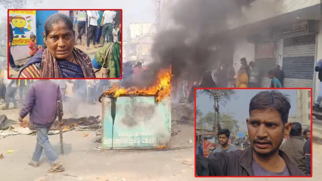 डेहरी-में-बुलडोजर-एक्शन