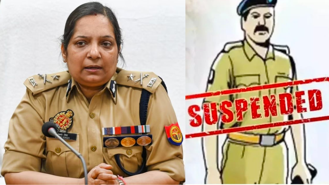 नोएडा में 10 पुलिस कर्मी सस्पेंड