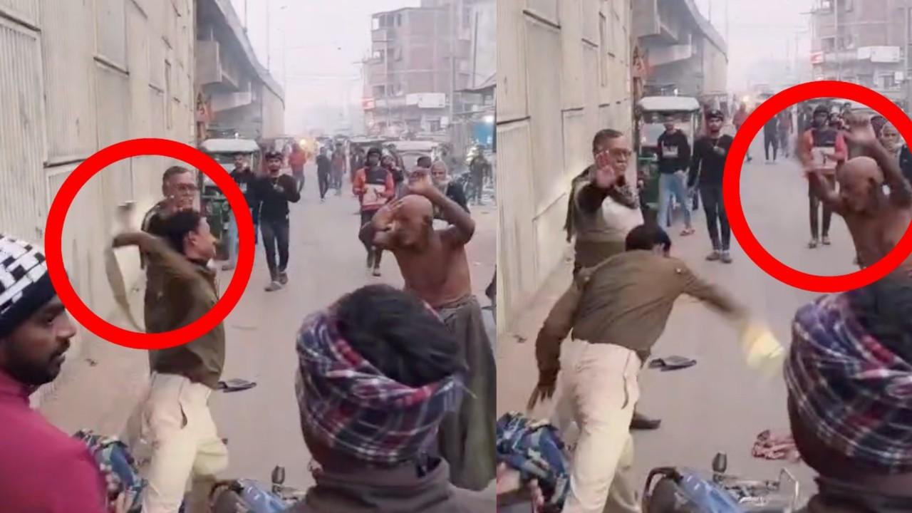 पुलिस-ने-बेबस-बुजुर्ग-की-बेरहमी-से-की-पिटाई