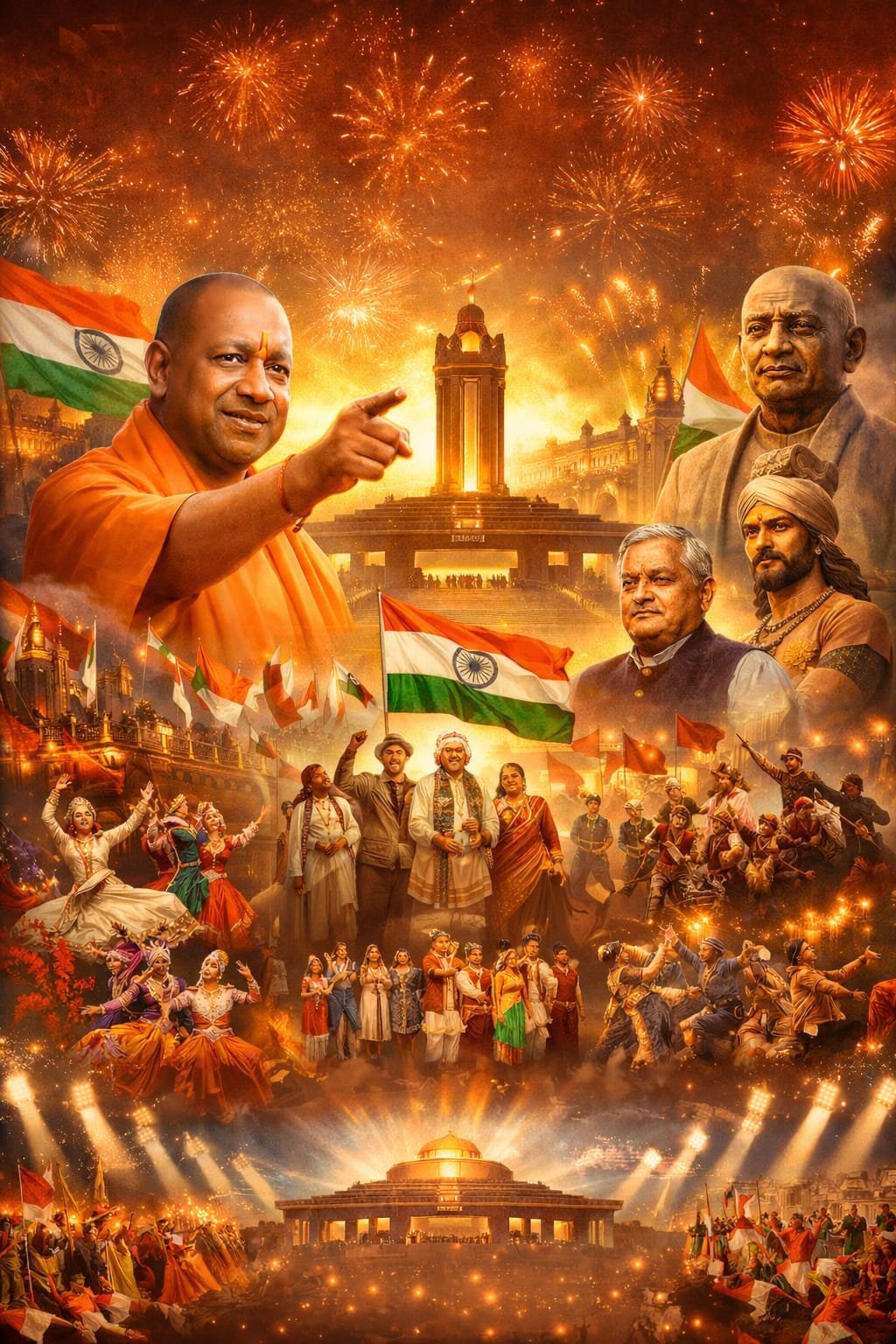 24–26 जनवरी: लखनऊ में गूंजेगी यूपी की शौर्य-गाथा