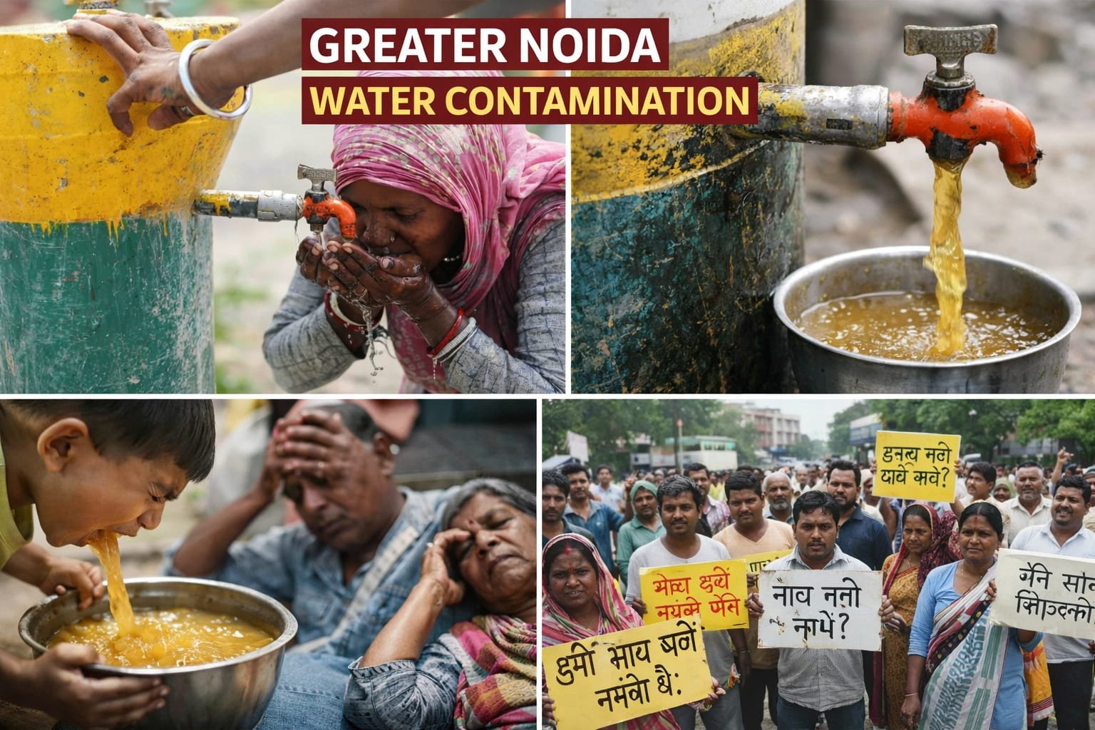 इंदौर के बाद अब ग्रेटर नोएडा? दूषित पानी से हड़कंप,