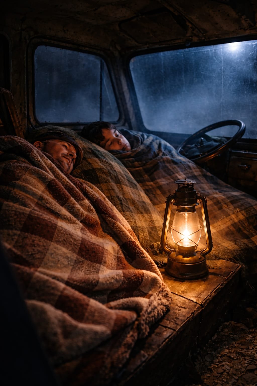 ठंड से बचने की कोशिश बनी मौत: लैंप जलाकर ट्रक में सोते चाचा-भतीजे की मौत