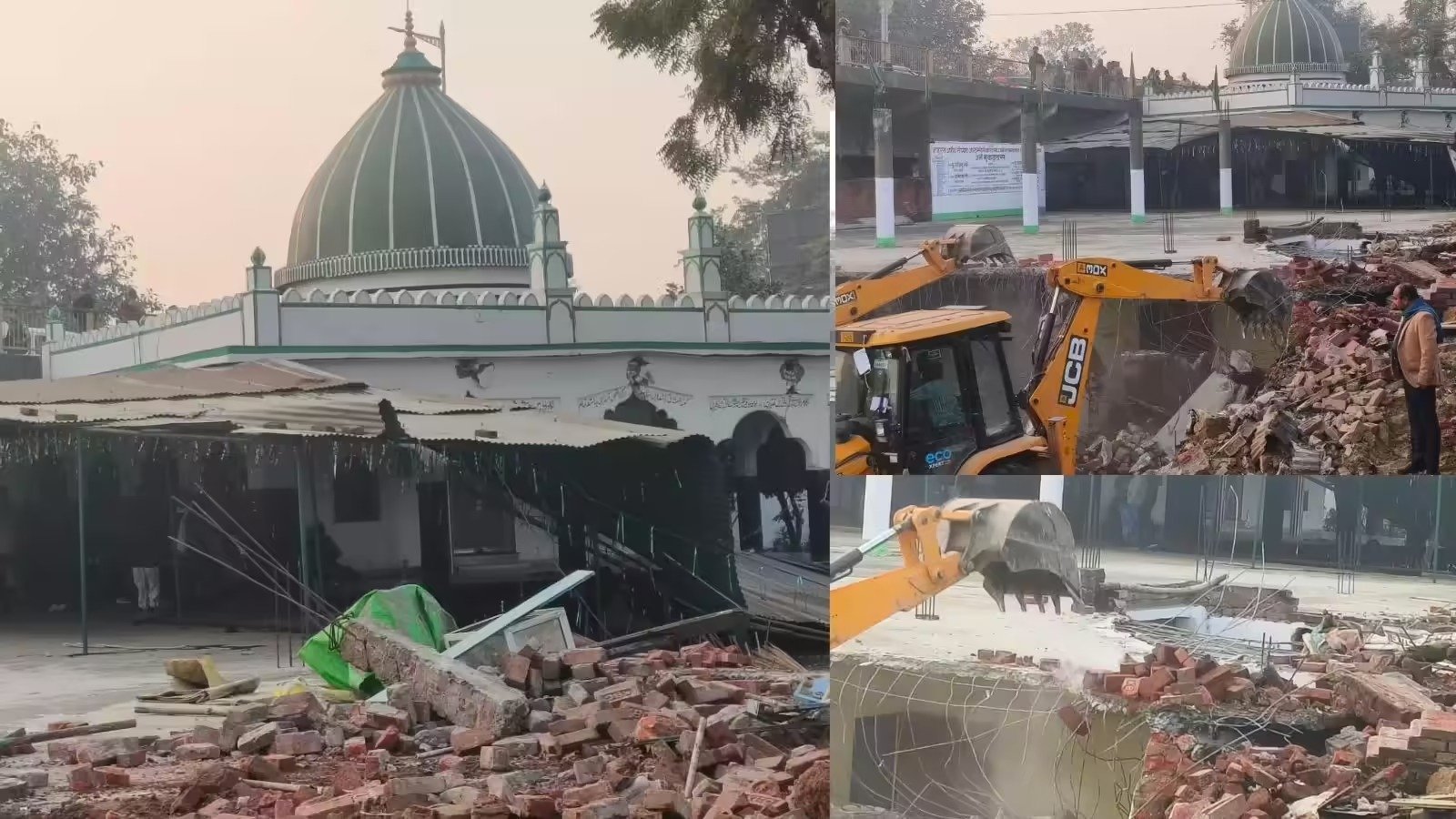 Deoria Mazar Bulldozer Action