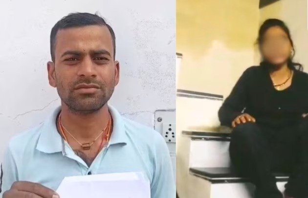 झांसी में पत्नी को युवक के साथ होटल में पकड़ा