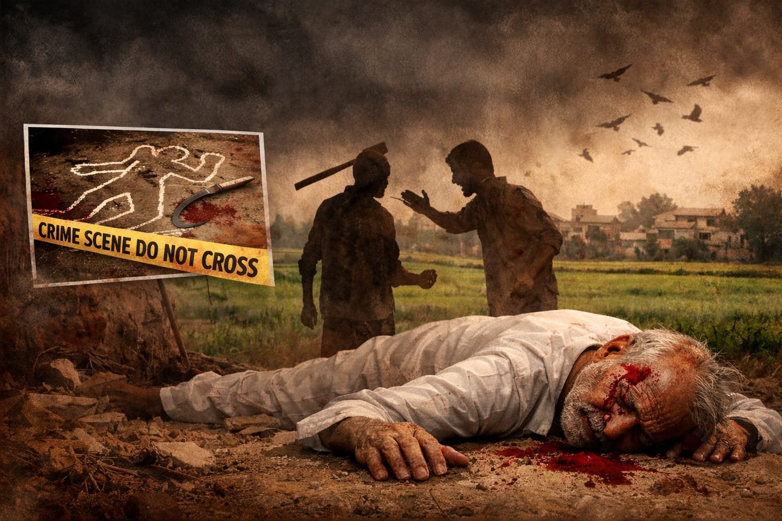 109 बीघा जमीन की हवस ने ली बुजुर्ग की जान