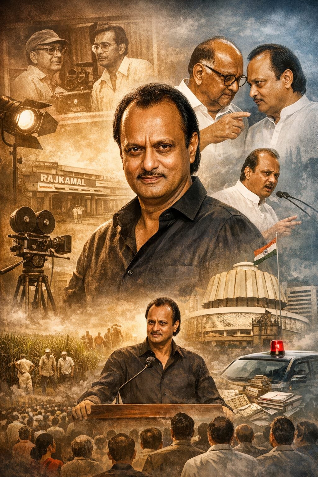 अगर बॉलीवुड चुनते तो फिल्मी दुनिया में होता अजित पवार का नाम, लेकिन इस तरह सत्ता के गलियारों में ले आई थी 'किस्मत...'