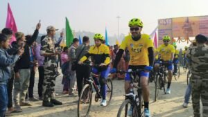 Vande Mataram Cyclothon: बकखाली से गूंजा वंदे मातरम् साइक्लोथॉन का संदेश