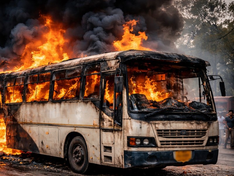 Bus Fire: