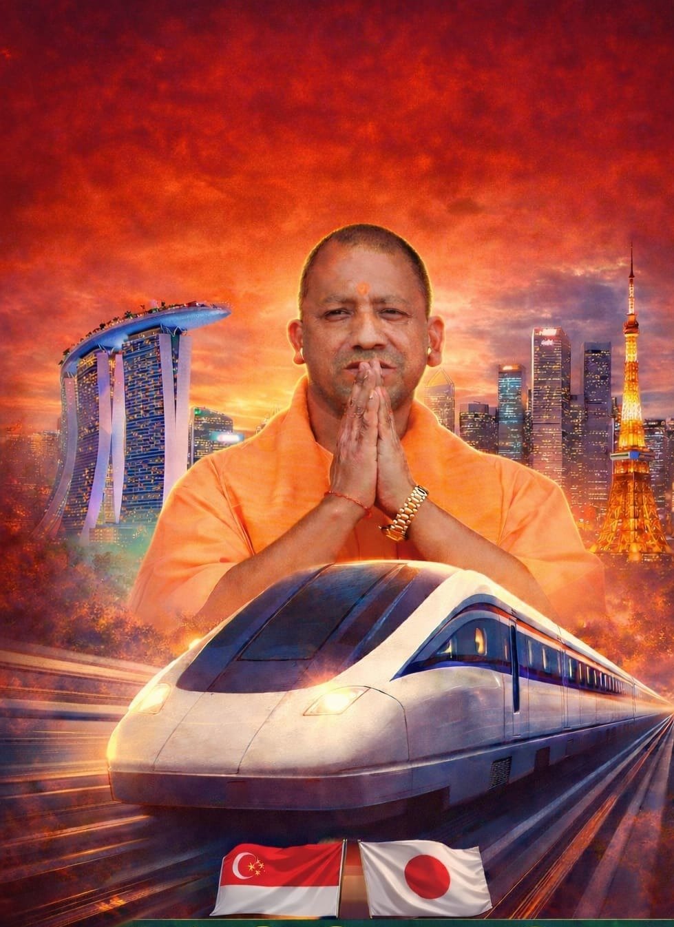 Uttar Pradesh: 600 की रफ्तार, मैगलेव सवार-सिंगापुर से जापान तक योगी का दमदार मिशन तैयार