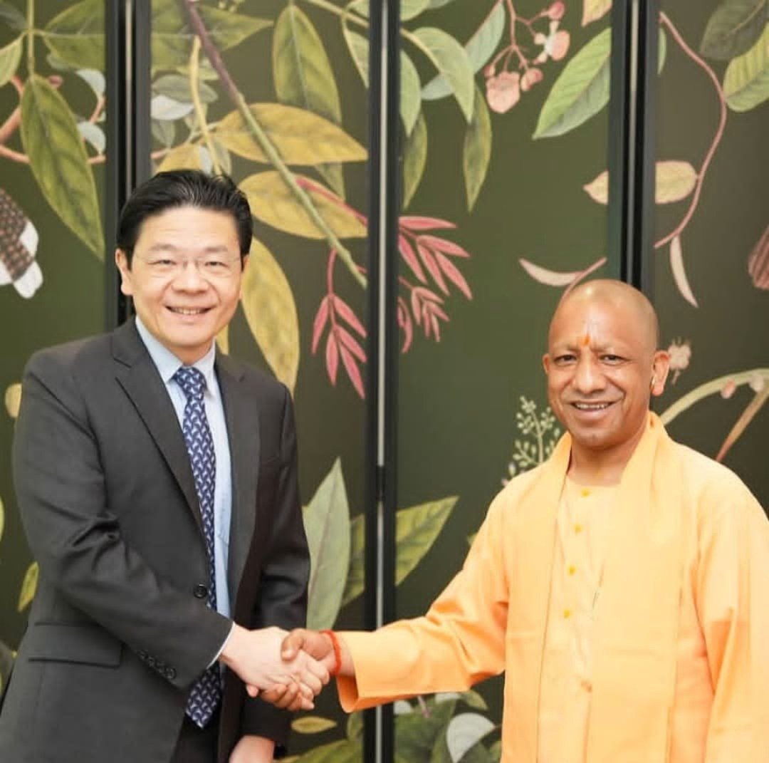 CM Yogi In Singapore