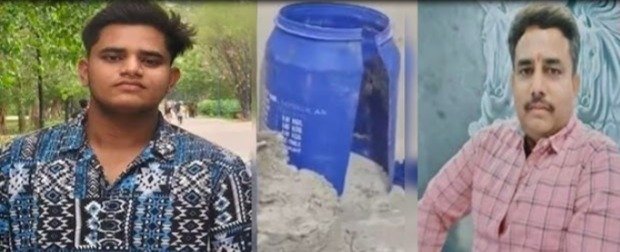 लखनऊ में 'नीले ड्रम' में मिली पिता की लाश