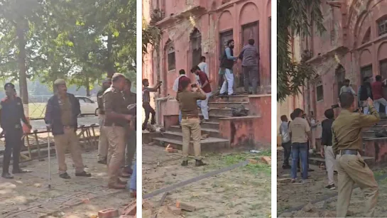 Lucknow News: लखनऊ यूनिवर्सिटी में नमाज को लेकर बवाल, छात्रों ने लगाया जय श्रीराम का नारा