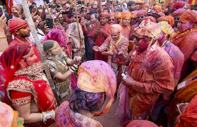 Nandgaon Lathmar Holi: