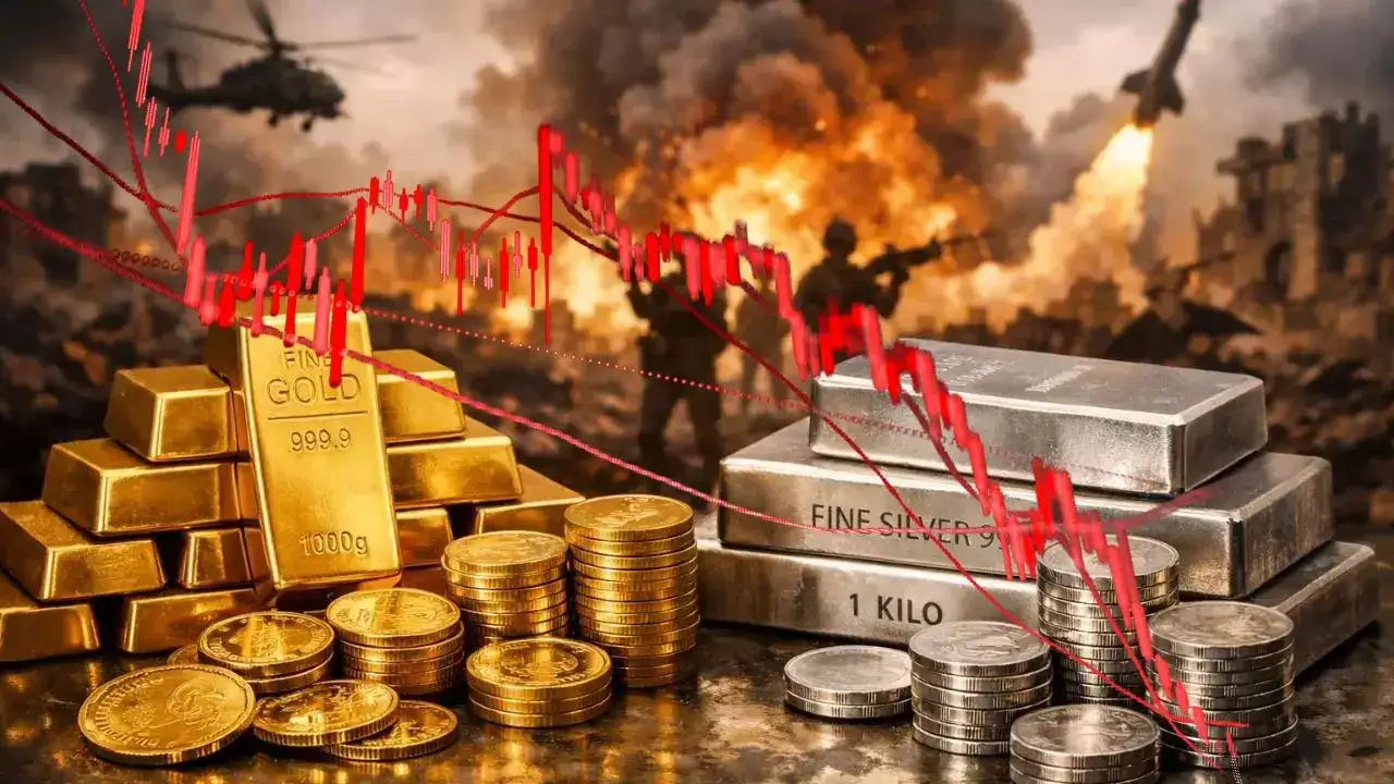 युद्ध के बीच फीकी पड़ी सोना-चांदी की चमक