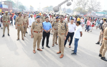 रामनगरी में कड़ी सुरक्षा