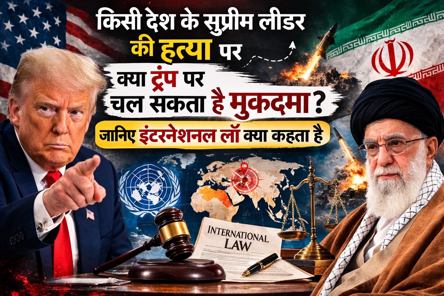 सुप्रीम लीडर की हत्या के बाद उठे सवाल: क्या ट्रंप पर चल सकता है मुकदमा, क्या कहता है इंटरनेशनल लॉ?