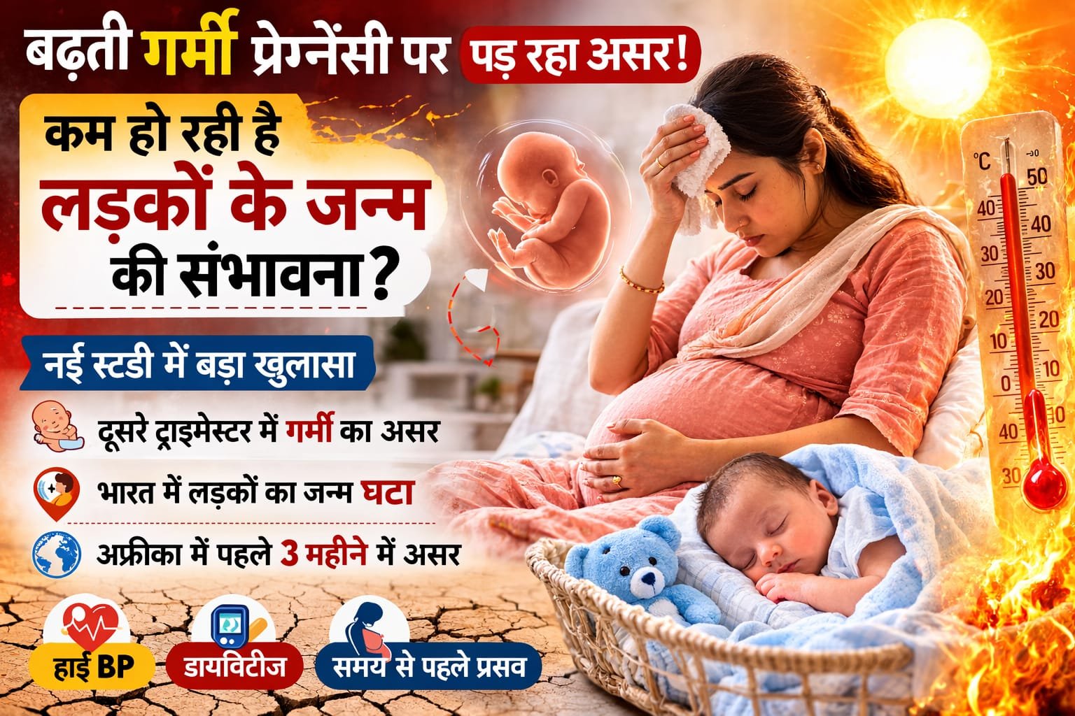 Heat Exposure During Pregnancy: क्या तेज गर्मी घटा रही है लड़कों के जन्म की संभावना? नई स्टडी में चौंकाने वाला खुलासा