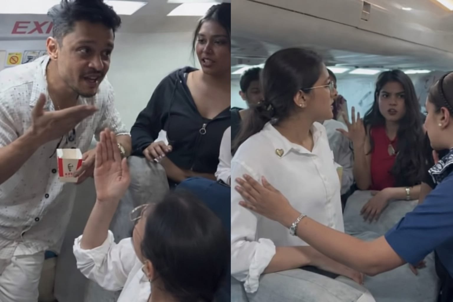 उड़ते आसमान में क्यों छिड़ी वेज-नॉनवेज की जंग