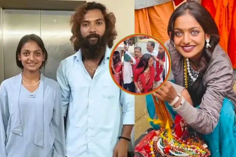 कुंभ की वायरल गर्ल मोनालिसा की लव मैरिज