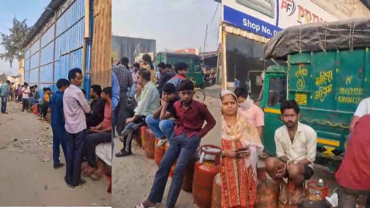 नोएडा में गैस की किल्लत