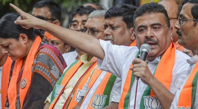 बंगाल में BJP की पहली लिस्ट जारी 144 उम्मीदवारों का ऐलान, ममता के खिलाफ शुभेंदु अधिकारी मैदान में