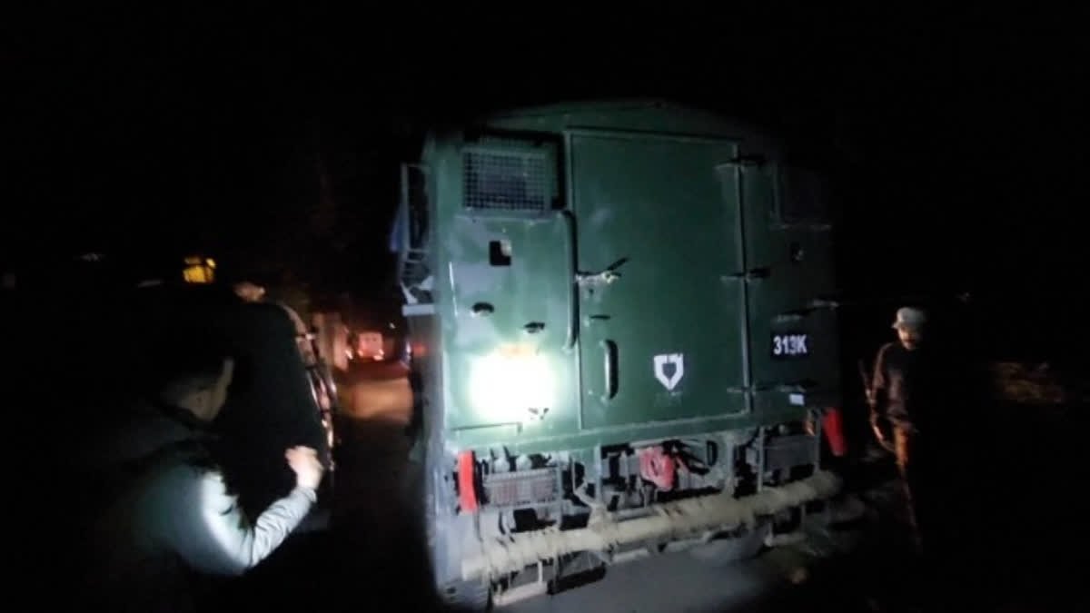 गांदरबल में सुरक्षाबलों का ऑपरेशन