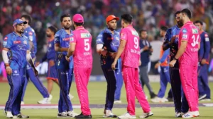 राजस्थान रॉयल्स बनाम मुंबई इंडियंस मुकाबला